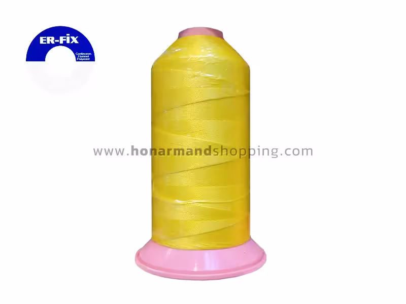 نخ دوخت پلی آرت POLYART ارفیکس رنگ زرد سایز 20