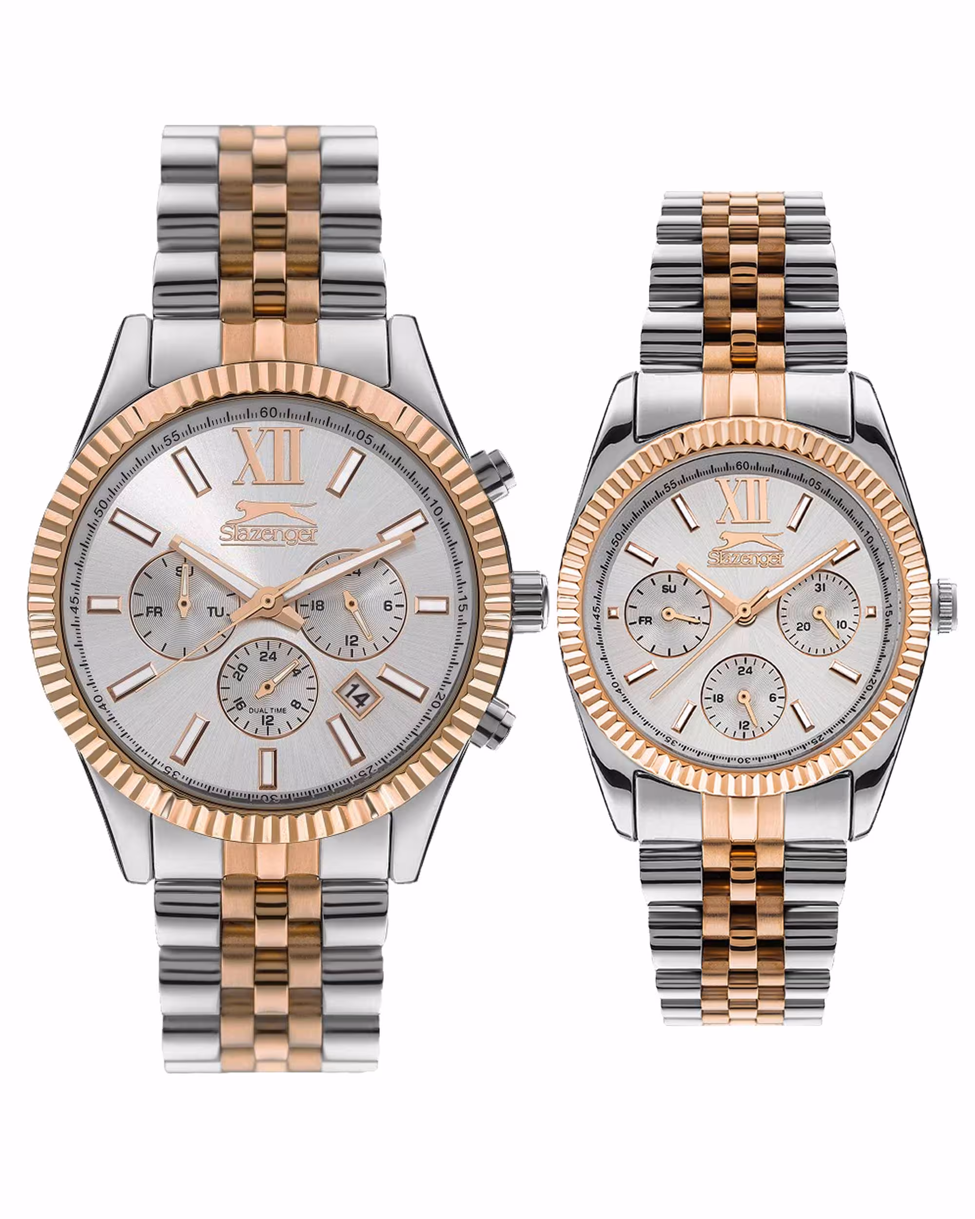 ساعت مچی ست اسلازنجر SLAZENGER SL.09.6555.2.01 SL.09.6556.4.03