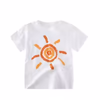 تیشرت آستین کوتاه بچگانه طرح خورشید