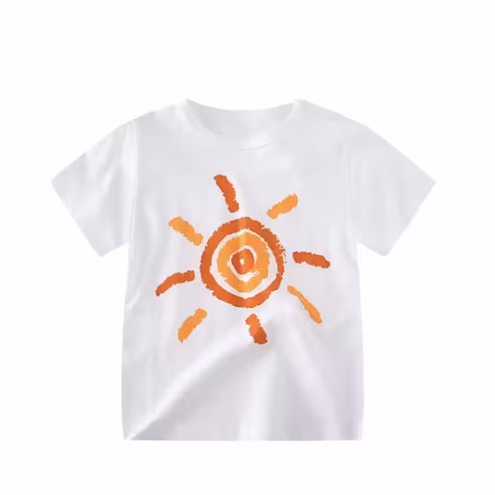 تیشرت آستین کوتاه بچگانه طرح خورشید