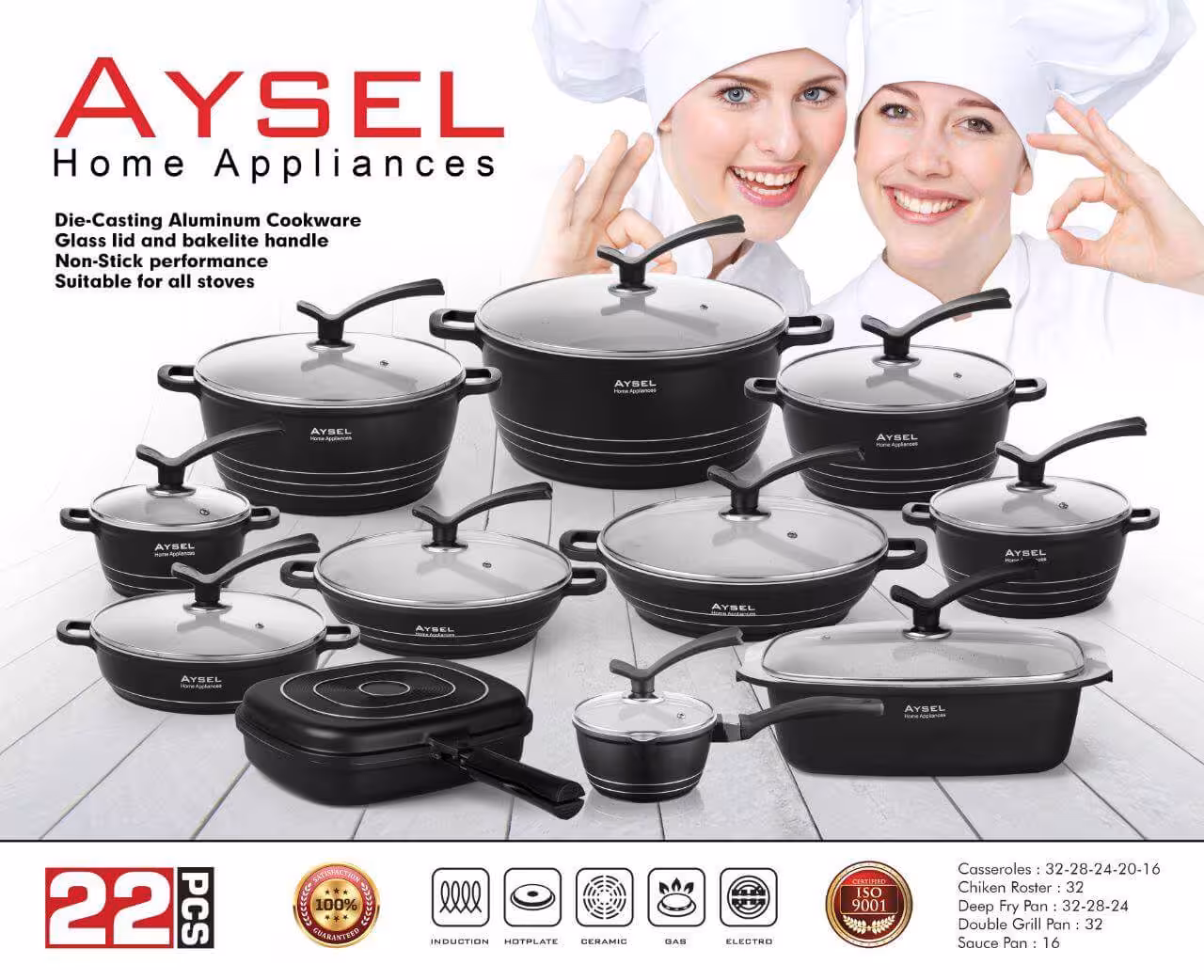 سرویس قابلمه 22پارچه آیسل