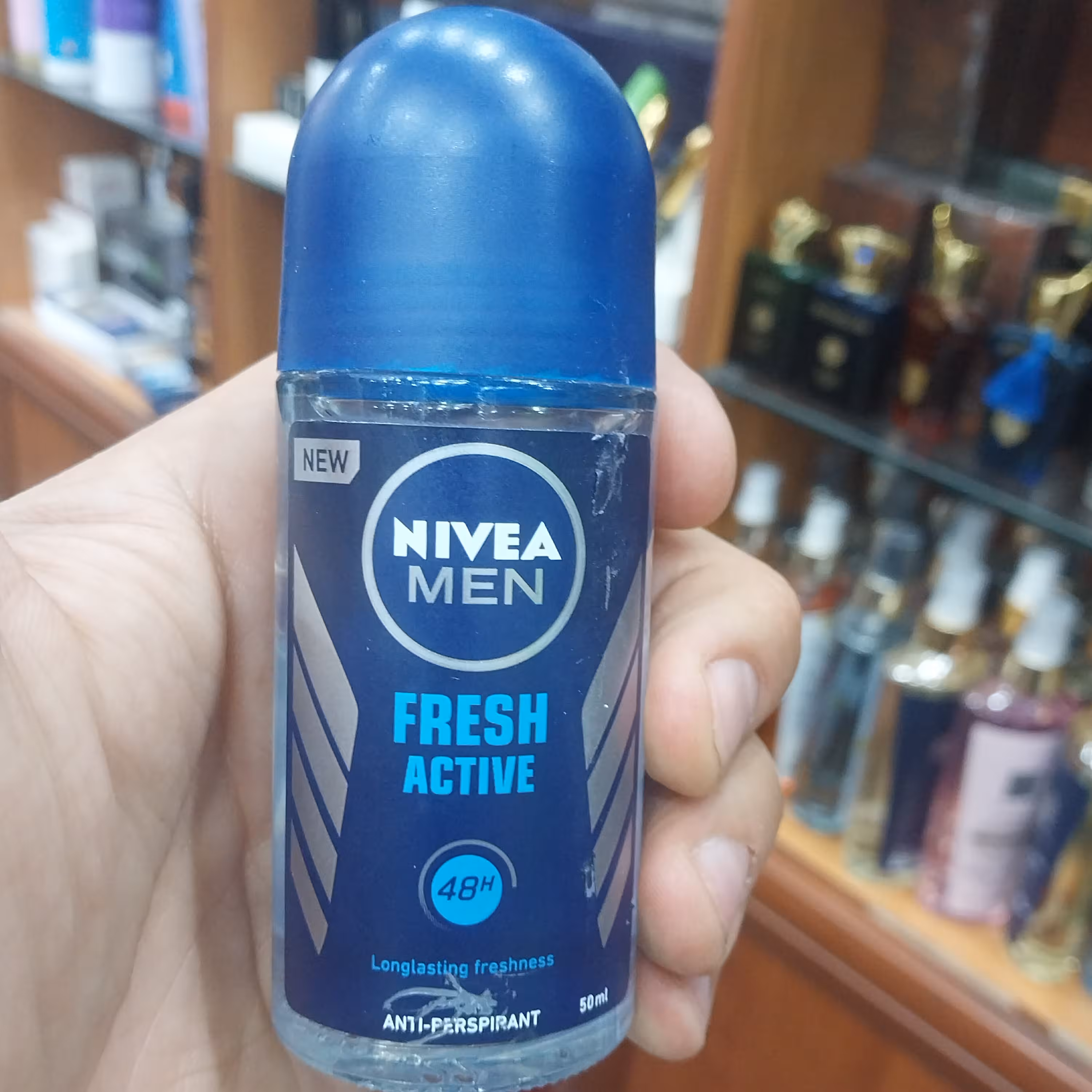 مام رول ضد تعریق نیوا اصلی دو لیبل شیشه خارجی ساخت آلمان مدل FRESH ACTIVE 