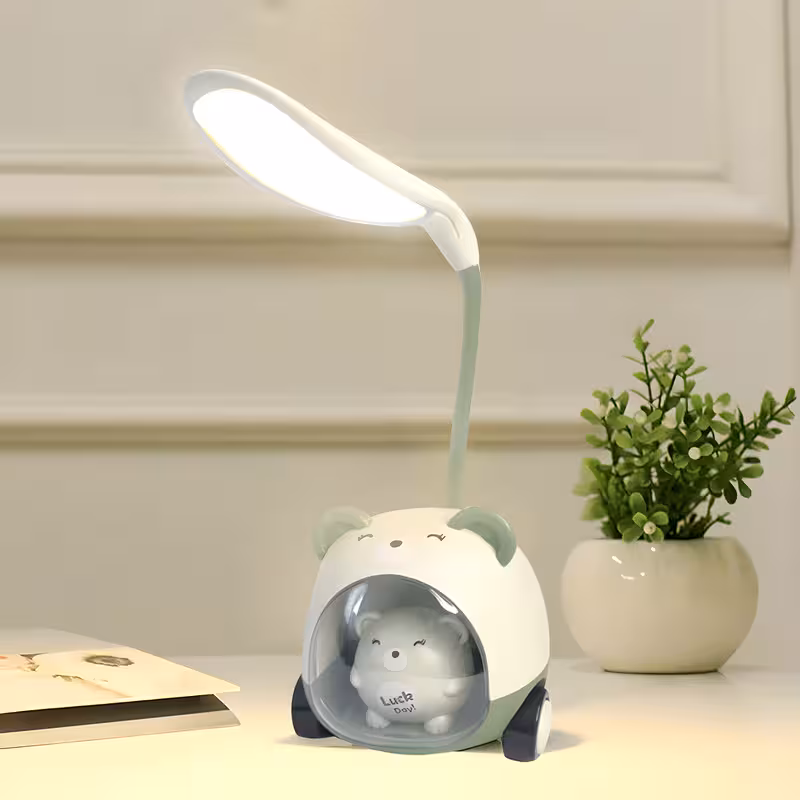 چراغ مطالعه مدل فانتزی چندکاره طرح خرس کد YW2197A | کالا مکس