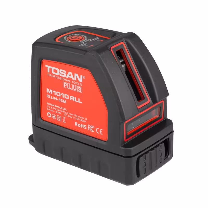 تراز لیزری دو خط قرمز مدل M1010 RLL توسن