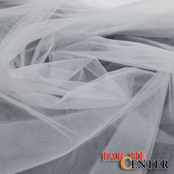 پارچه (عمده) تور سفید عرض 150 (از 10 متر...)