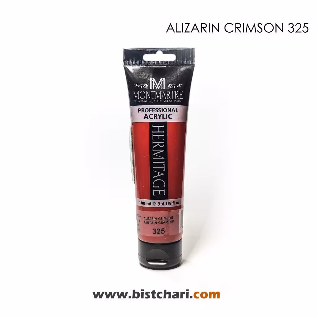 رنگ اکریلیک 100ml کد 325 (Alizarin Crimson) برند مونمارت Montmartre