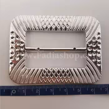 سگک مستطیل طرح نگین 4.5 سانت