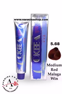 رنگ مو اکیا شماره 5.68 MEDIUM RED MALAGA WIN