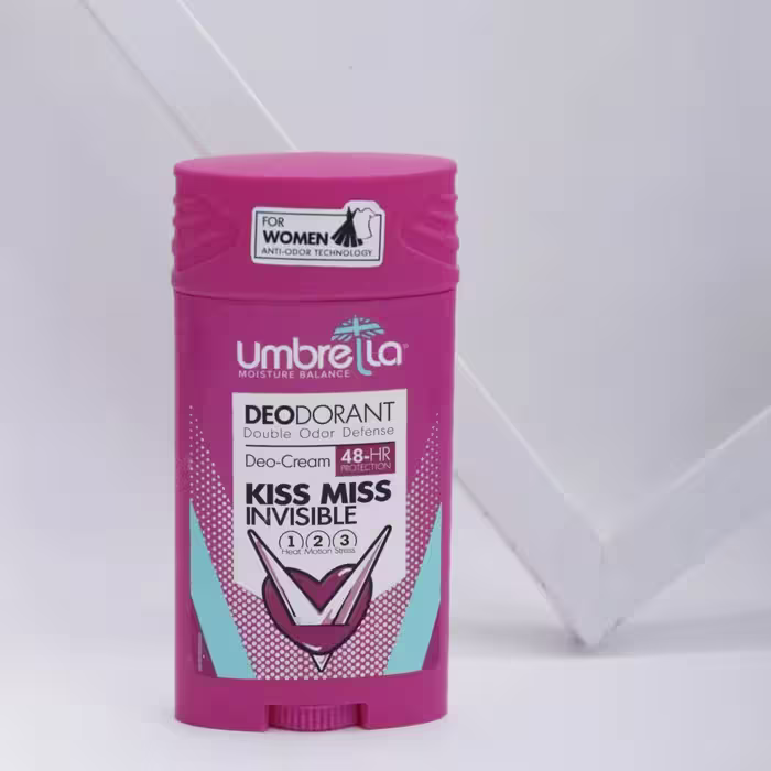 عمده فروشی استیک ضد تعریق زنانه آمبرلا مدل Kiss Miss Invisible حجم 90 میل 92217