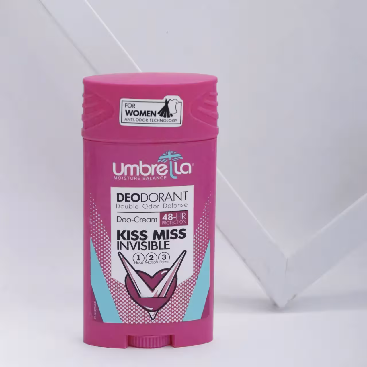 عمده فروشی استیک ضد تعریق زنانه آمبرلا مدل Kiss Miss Invisible حجم 90 میل 92217