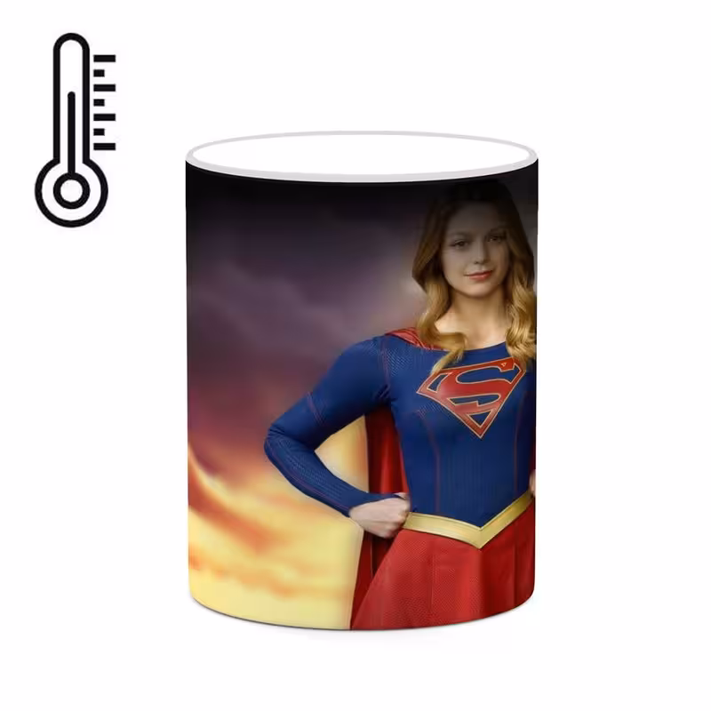 ماگ حرارتی چیتوکالا مدل سوپرگیرل Supergirl کد mgh39969