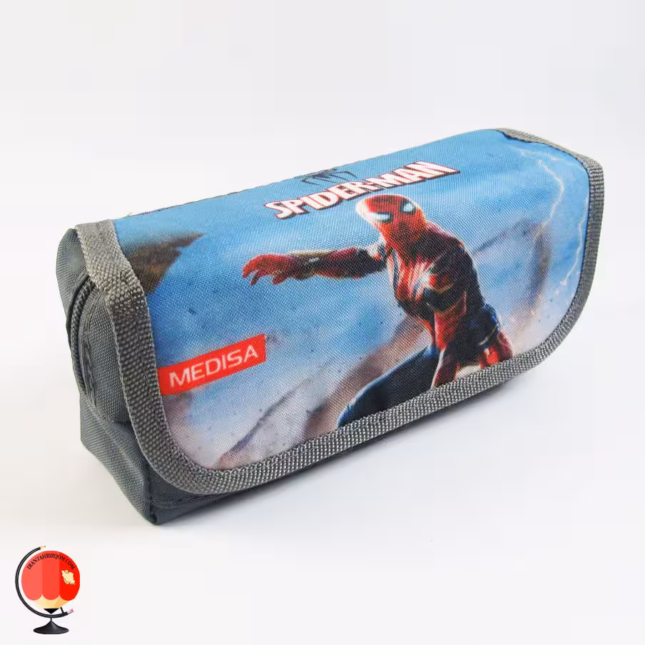 جامدادی پسرانه سه زیپ طرح اسپایدرمن مدیسا