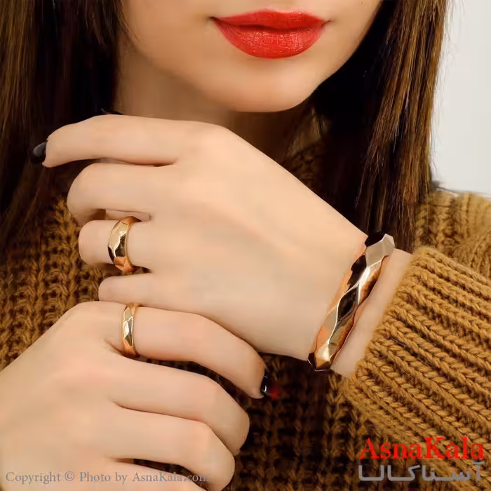 دستبند النگویی  ژوپینگ کد DSB1822W - آسنا کالا