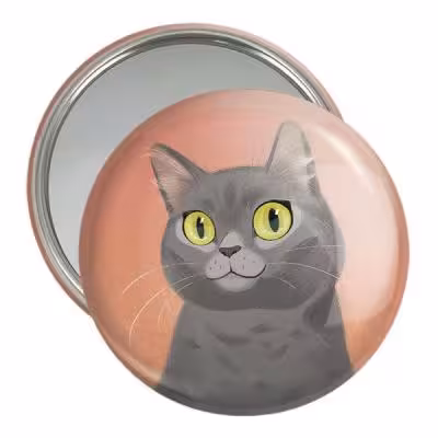 آینه جیبی خندالو مدل گربه کد 28231