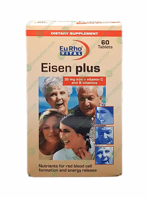 قرص آیزن پلاس یوروویتال 60 عدد – Eurho Vital Eisen Plus 60 Tabs