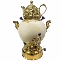 سماور گازی مدل سنگی ترموکوبل دار گنجایش 6 لیتر