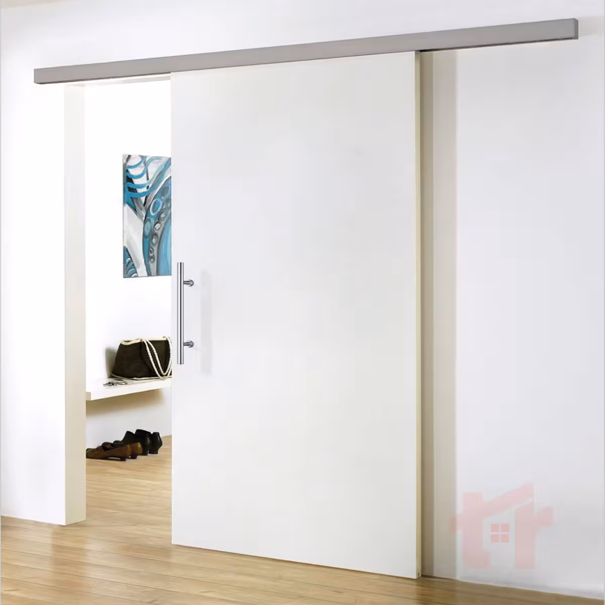 مکانیزم درب کشویی آویز آرام بند ملونی