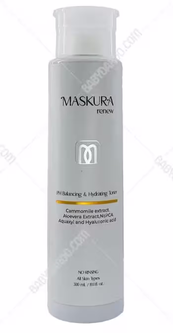 محلول آبرسان و تنظیم PH ماسکورا Maskura ph balanceing &amp; hydraing toner