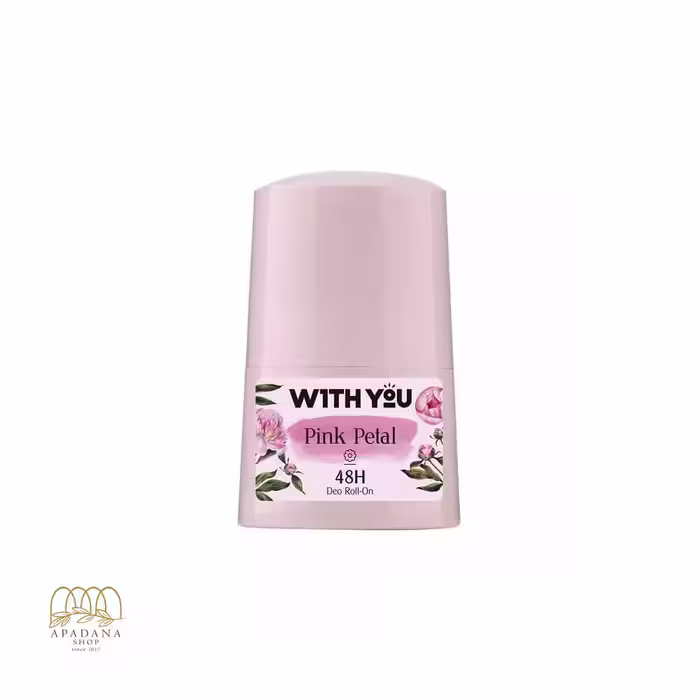 مام رول ضد تعریق زنانه ویت یو With you مدل Pink Petal
