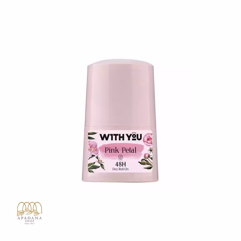 مام رول ضد تعریق زنانه ویت یو With you مدل Pink Petal
