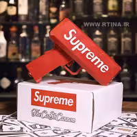 تفنگ پول پاش supreme | سه عدد باتری رایگان  دلار 100 عددی