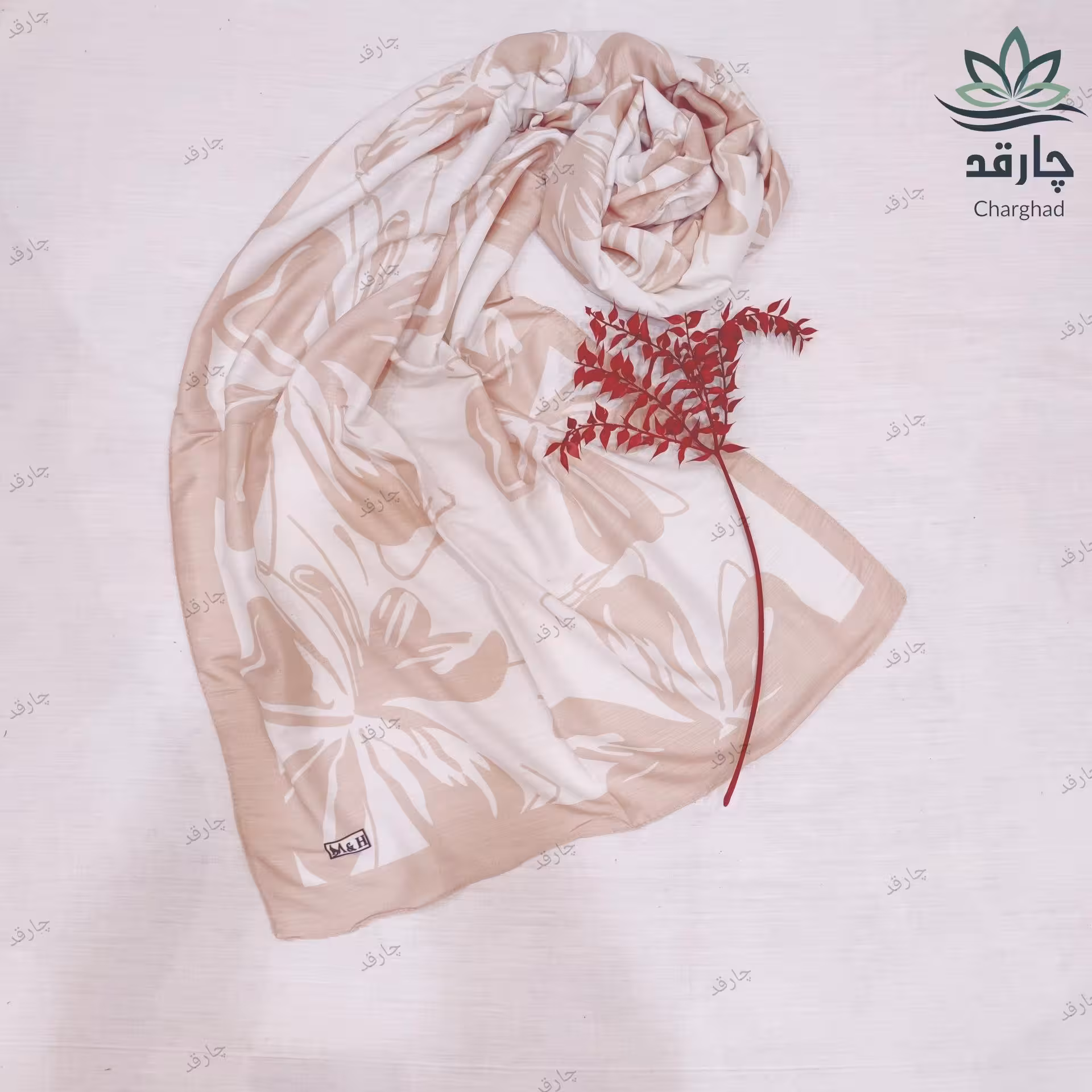 کد506
شال چاپی طرح گل 4پر