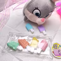 هایلایتر فانتزی طرح بستنی چوبی بسته 6 عددی