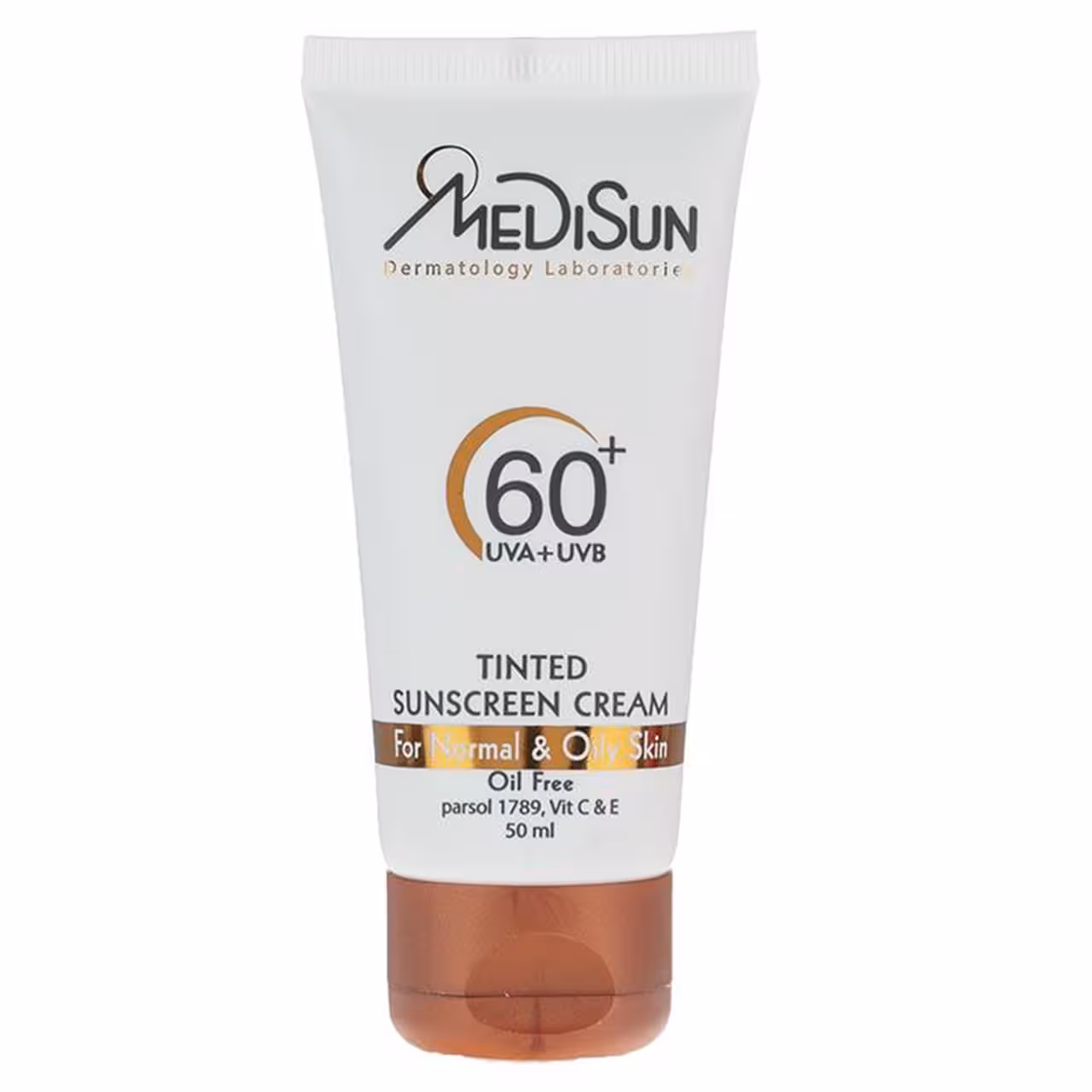 کرم ضد آفتاب رنگی  مدیسان مدل  Tinted SPF 60 مناسب پوست های چرب و معمولی حجم 50 میلی لیتر