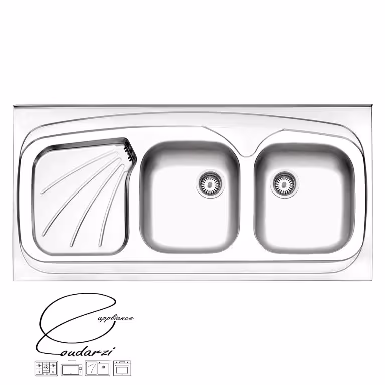 سینک نیمه فانتزی استیل البرز مدل 270 روکار