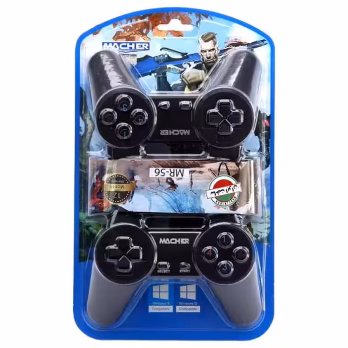 دسته بازی کامپیوتر مچر مدل MR-56 دوبل