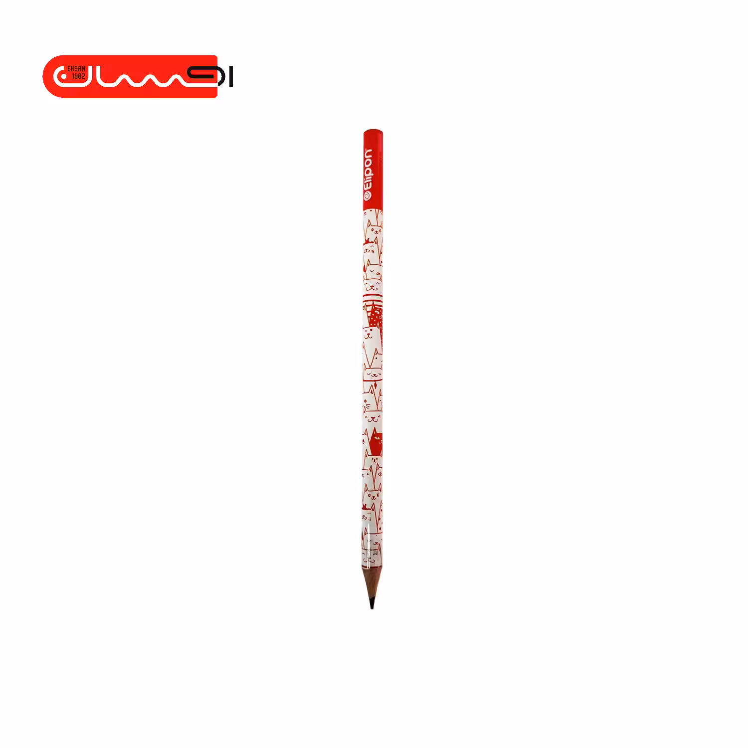 مداد مشکی فانتزی الیپون طرح گربه