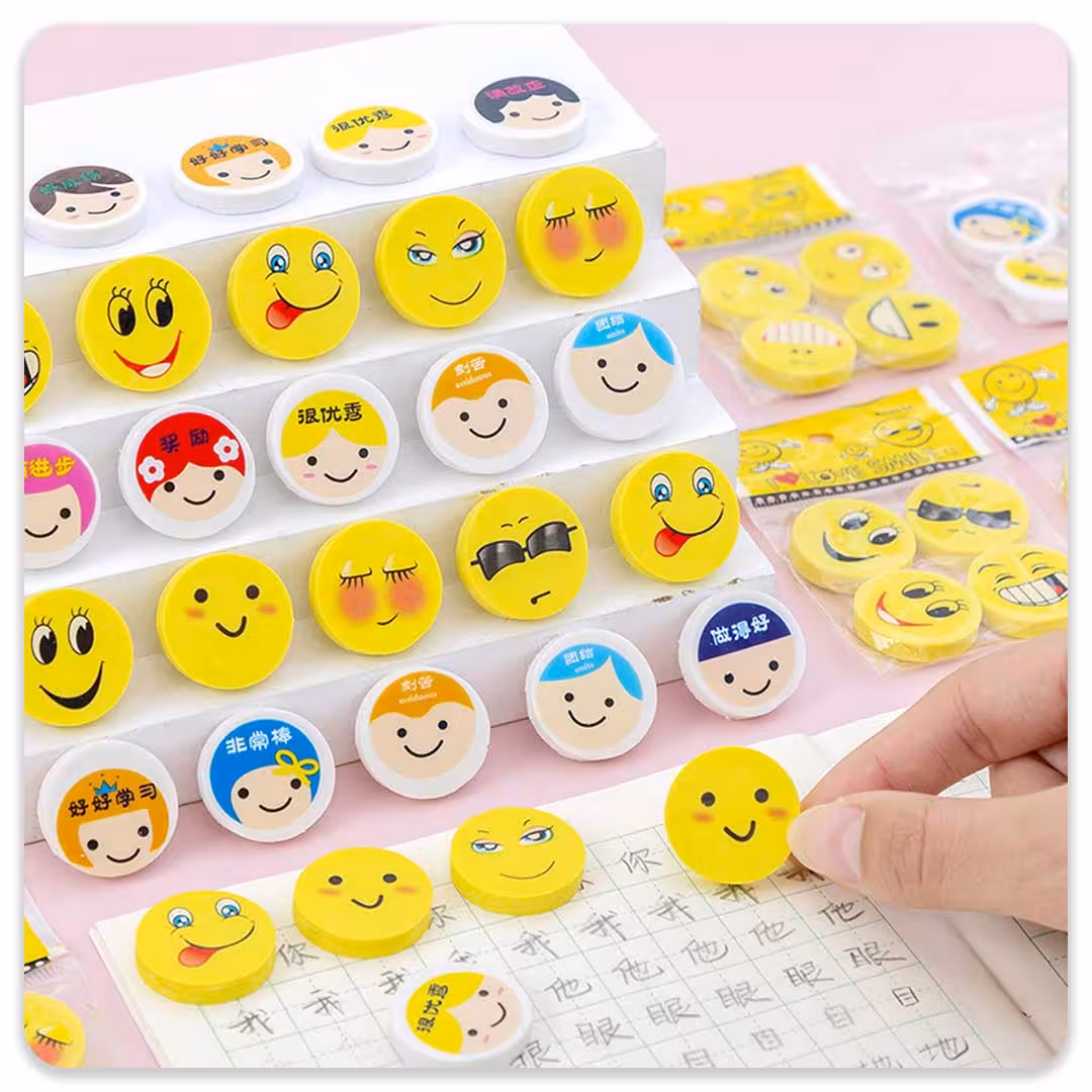 پاکن ایموجی بسته 4 عددی (مدل رندوم)