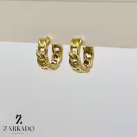 گوشواره کلیپسی طلا طرح کارتیه کد E7431