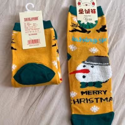 جوراب کریسمسی نیم ساق