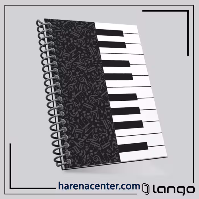دفتر نوت موسیقی کد 2 برند لانگو