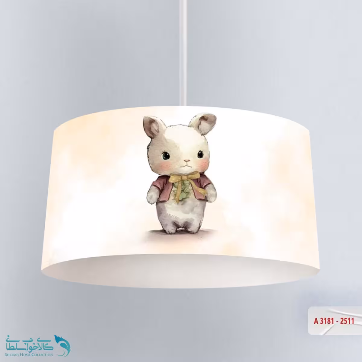 لوستر اتاق کودک طرح دختر گل فروش کد A3181
