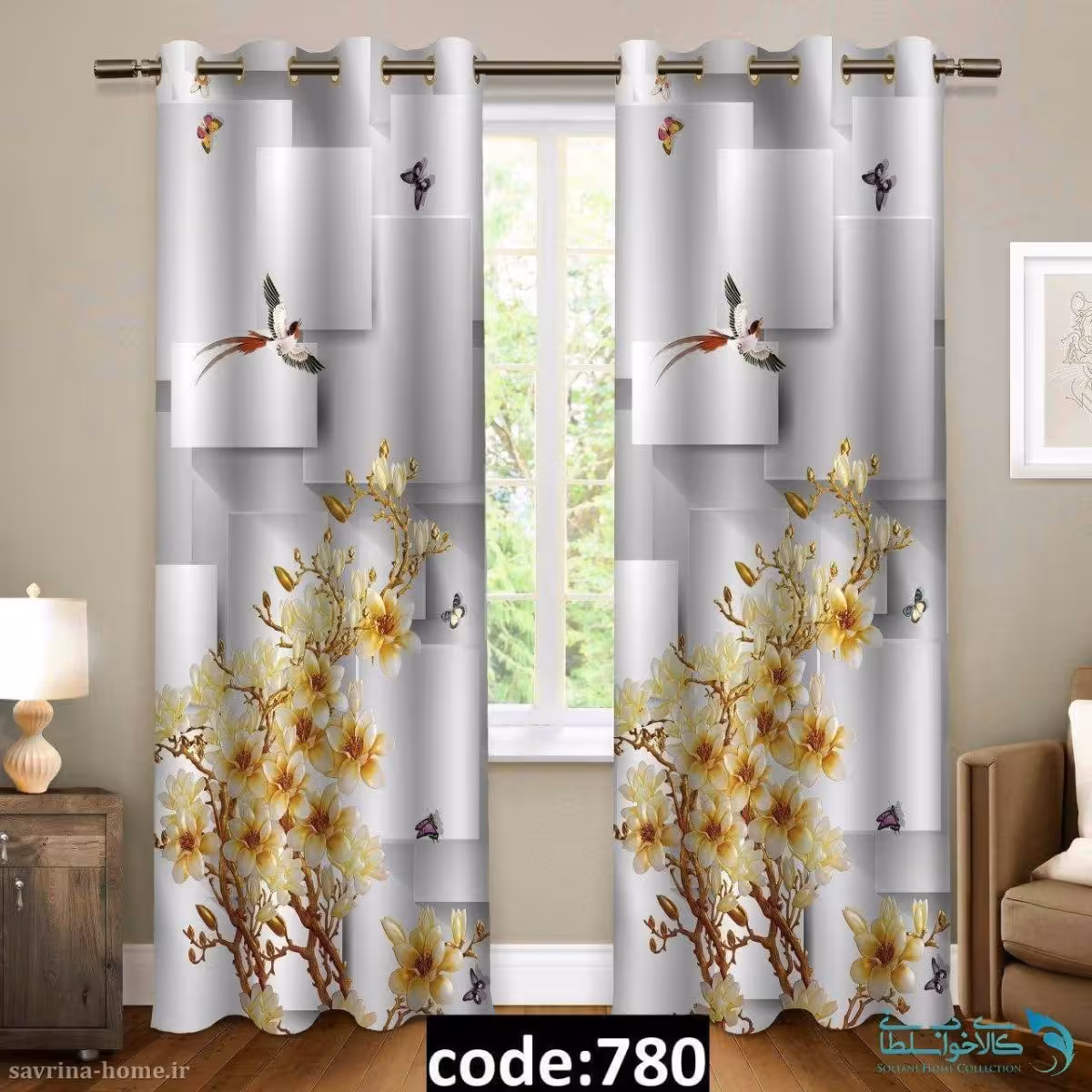 پرده پانچی سری مدرن مدل Sh-780