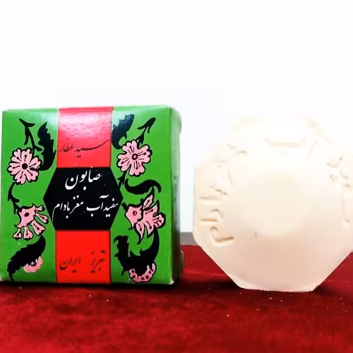 صابون سفید آب مغز بادام سنتی