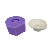 قالب سیلیکونی جا وارمری کاسه دفرمه قطر 12 ارتفاع 5 سانت