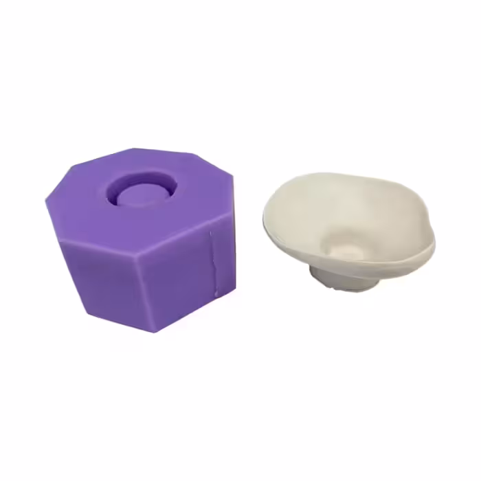 قالب سیلیکونی جا وارمری کاسه دفرمه قطر 12 ارتفاع 5 سانت