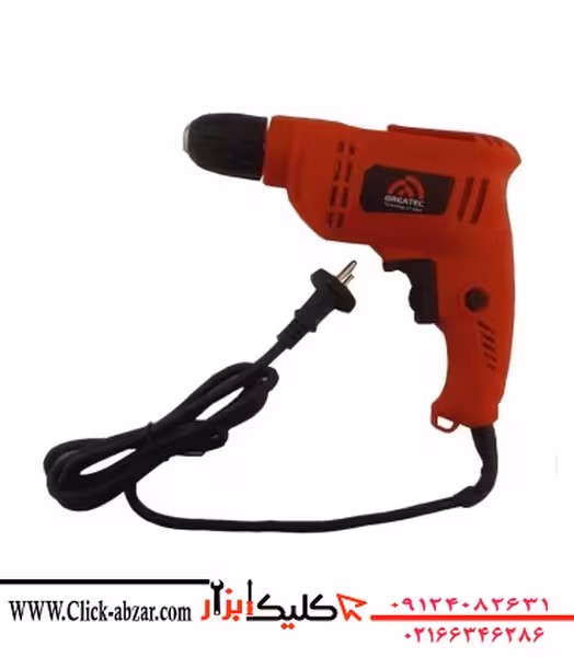 دریل سه نظام 10 اتوماتیک گریتک 800 وات مدل GTED80001