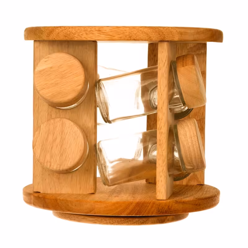 ست جای ادویه 8 پارچه مدل گردان رابروود کد 99081