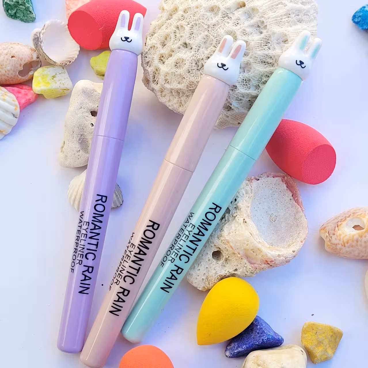 خط چشم ماژیکی با طرح فانتزی خرگوشی رومانتیک Rimantic