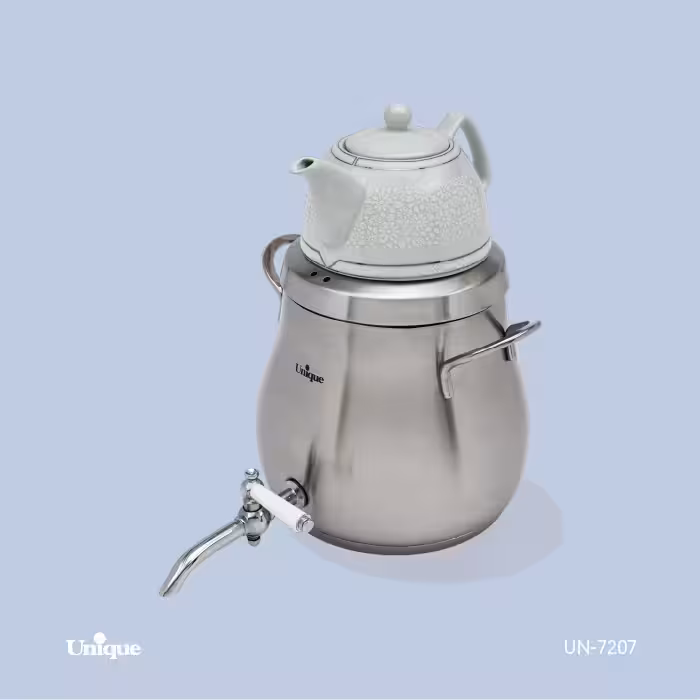 کتری و قوری شیردار 4/5 لیتر استیل یونیک مدل UN-7209