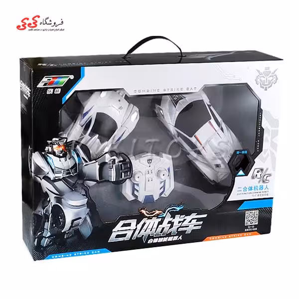 اسباب بازی ماشین کنترلی تبدیل شونده دوقلو COMBINE MARS ROBOT K13