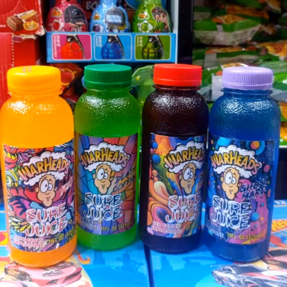 نوشیدنی وارهدز آبمیوه ترش بسته 20 عددی warheads