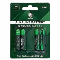 باتری نیم قلم آلکالاین 4عددی کارتی Green lion Alkaline