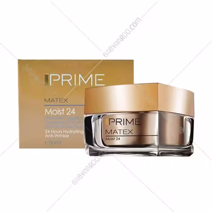 کرم مرطوب کننده ۲۴ ساعته پریم مدل Matex حجم ۵۰ میلی لیتر