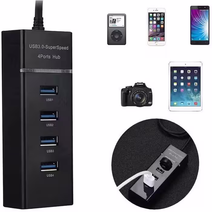هاب 4 پورت USB 3.0 مدل RH303