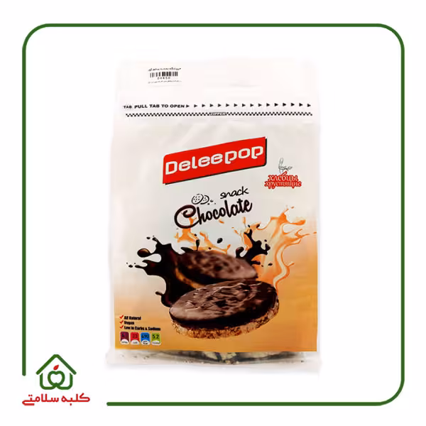 مینی رایس کیک شکلاتی دلی پاپ